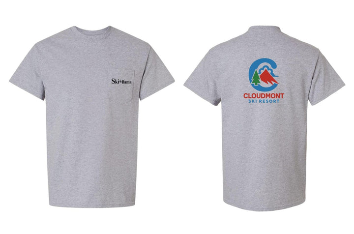 Cloudmont Ski Resort Short-Sleeve Pocket T-Shirt C CSR Sport Grey Youth Small - Third Coast Soccer