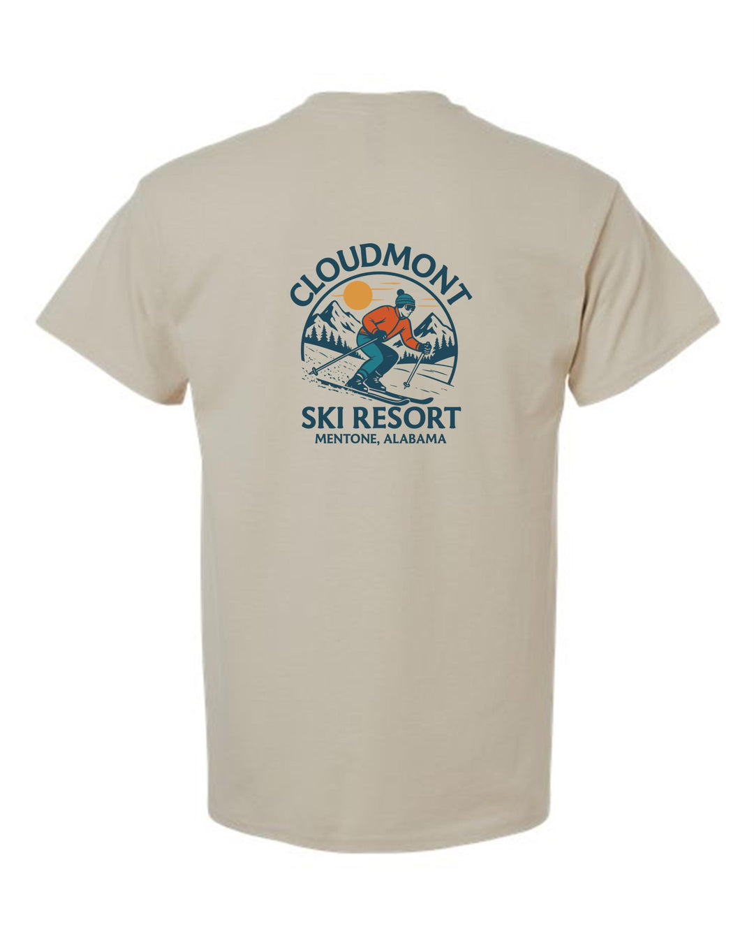 Cloudmont Ski Resort Short-Sleeve T-Shirt (No Front Pocket) Cloudmont Ski Resort - Third Coast Soccer