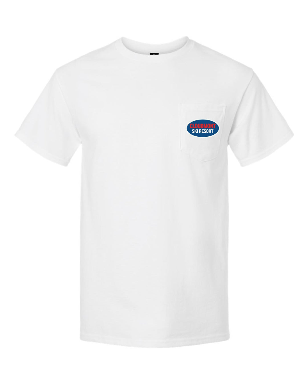 Cloudmont Ski Resort Short-Sleeve Pocket T-Shirt Cloudmont Ski Resort - Third Coast Soccer