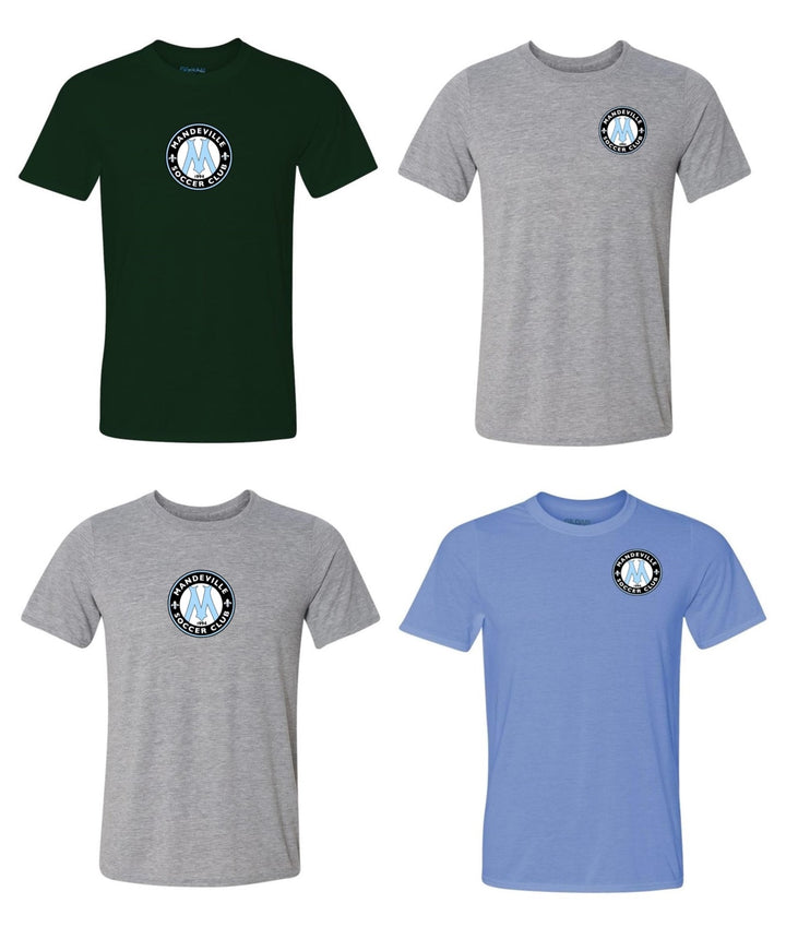 MSC Shield Short Sleeve T-Shirt - Black, Grey Or Light Blue MSC Spiritwear - Third Coast Soccer