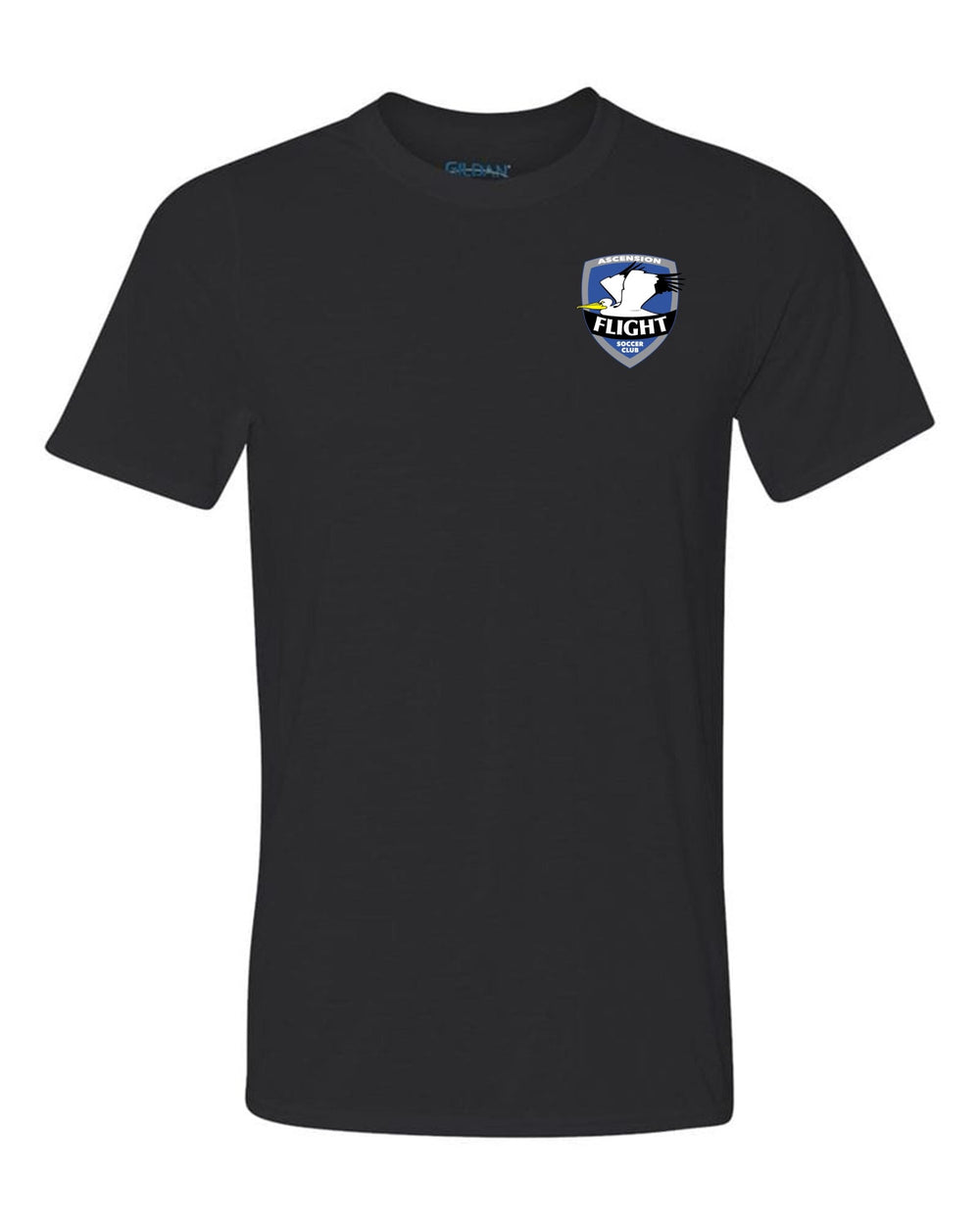 AFSC Short-Sleeve Shield T-Shirt AFSC Spiritwear Black Youth XSmall - Third Coast Soccer