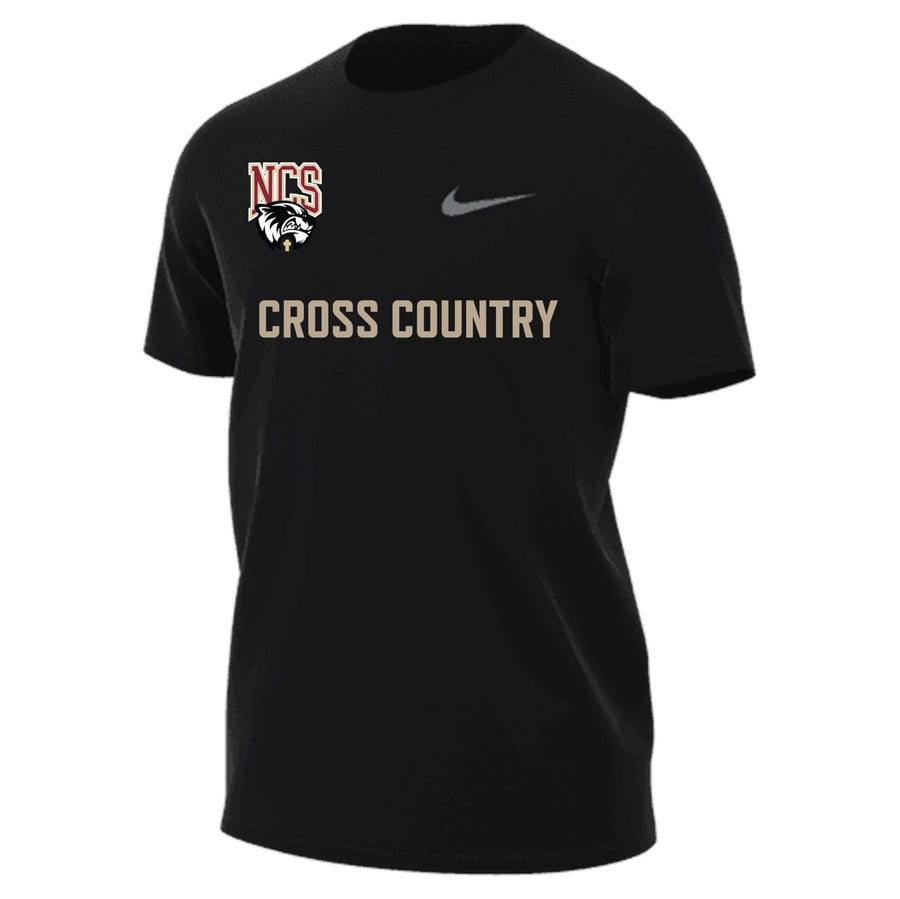 Nike Northlake Cross Country Men's Legend Short-Sleeve Shirt - Black NCS Cross Country - Third Coast Soccer