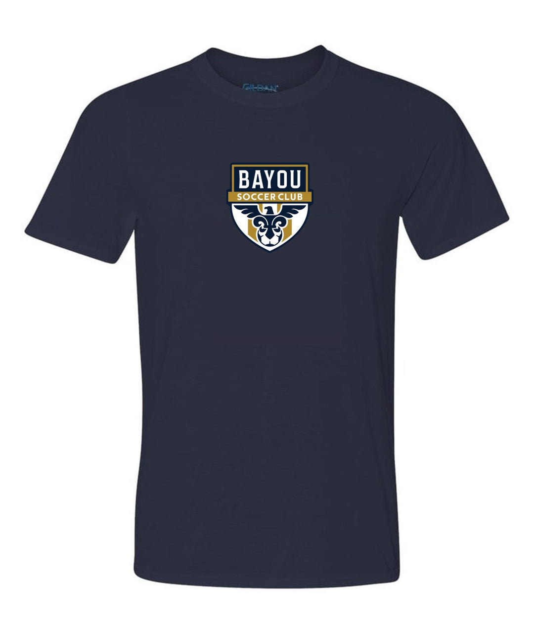 Bayou Soccer Club Short-Sleeve T-Shirt Bayou Soccer Club Spiritwear Navy Mens Small - Third Coast Soccer