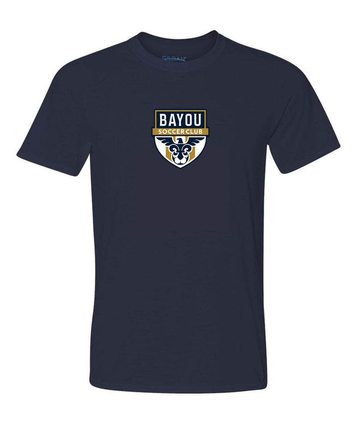 Bayou Soccer Club Short-Sleeve T-Shirt Bayou Soccer Club Spiritwear Navy Mens Small - Third Coast Soccer