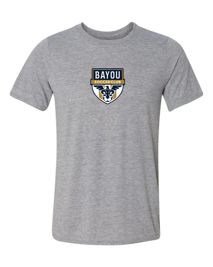 Bayou Soccer Club Short-Sleeve T-Shirt Bayou Soccer Club Spiritwear Sport Grey Mens Small - Third Coast Soccer