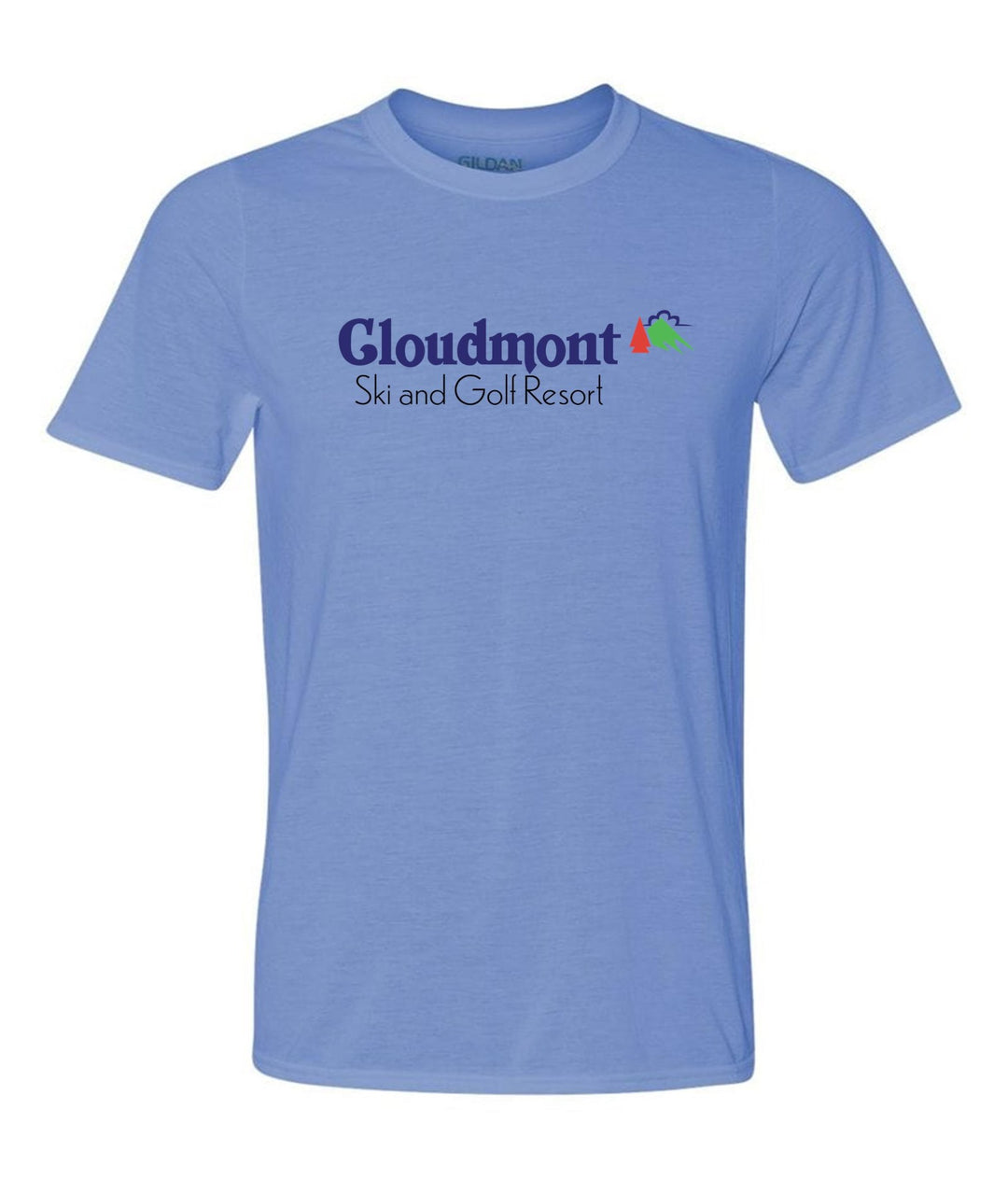 Cloudmont Ski & Golf Resort Short-Sleeve T-Shirt Cloudmont Ski & Golf Light Blue Youth Small - Third Coast Soccer