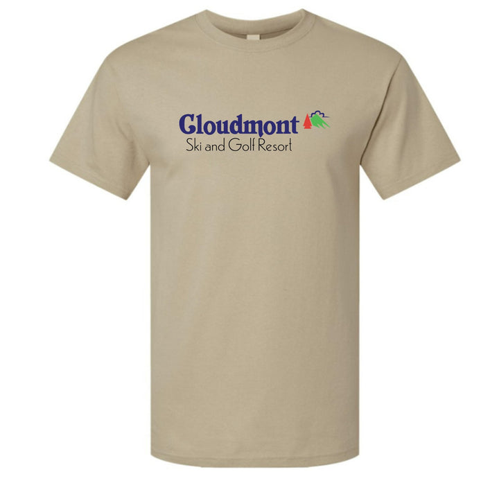 Cloudmont Ski & Golf Resort Short-Sleeve T-Shirt Cloudmont Ski & Golf Sand Youth Small - Third Coast Soccer