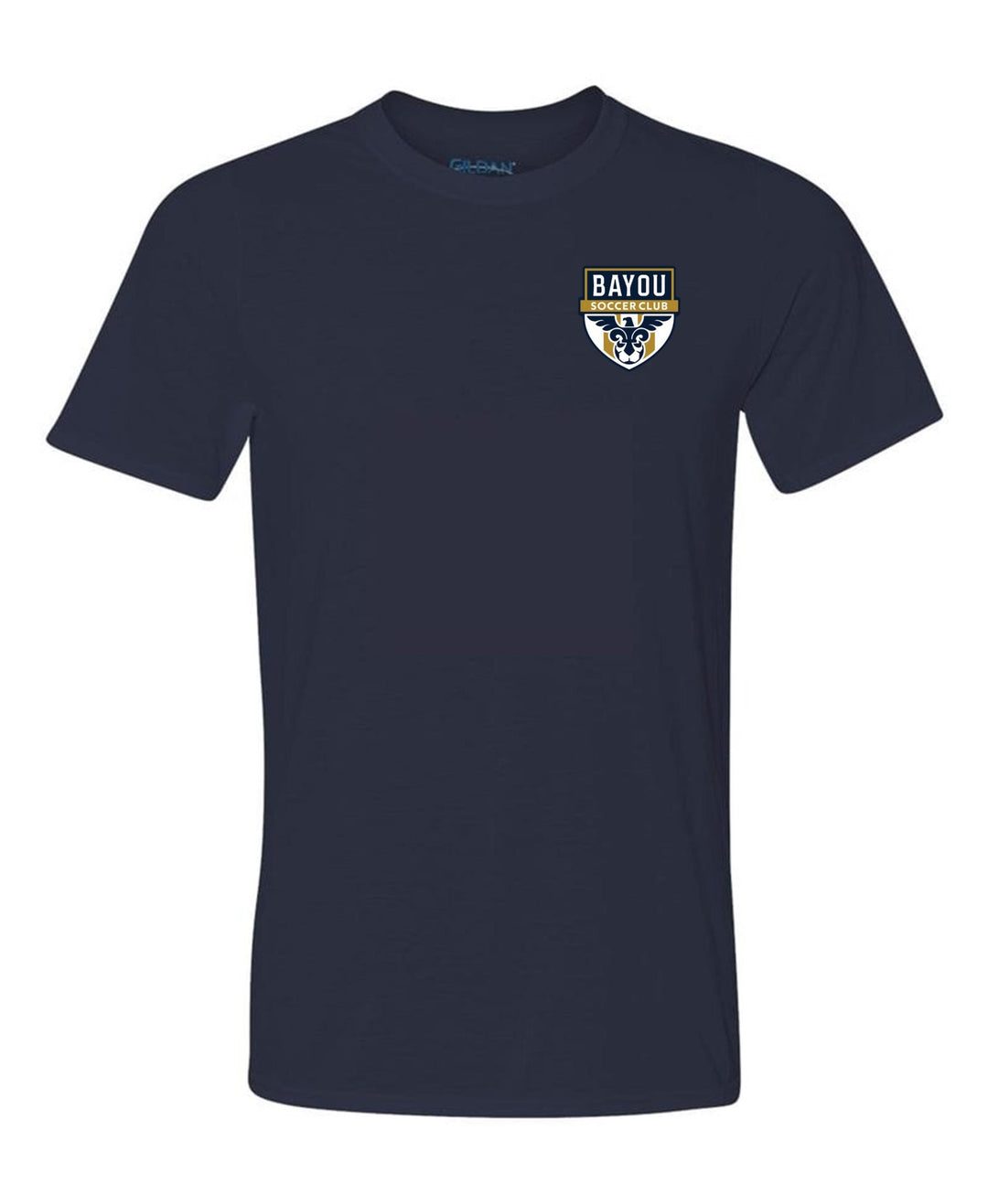 Bayou Soccer Club Short-Sleeve T-Shirt Bayou Soccer Club Spiritwear Navy Mens Small - Third Coast Soccer
