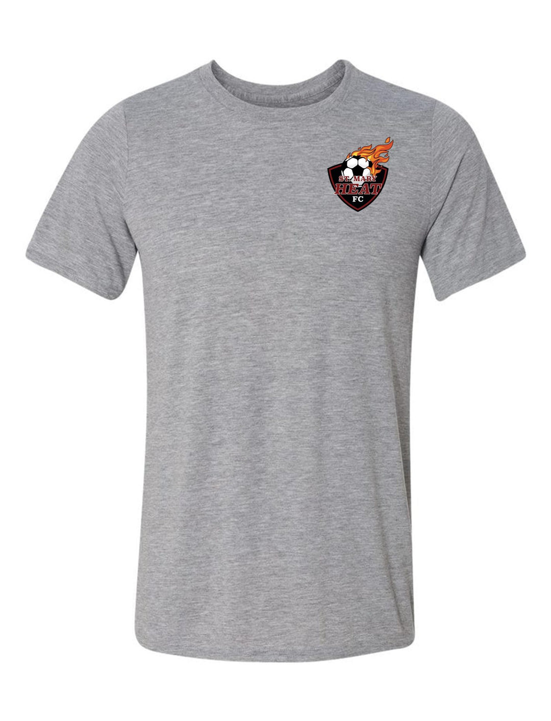 St. Mary Heat Short-Sleeve T-Shirt St. Mary Spiritwear Sport Grey Youth Small - Third Coast Soccer