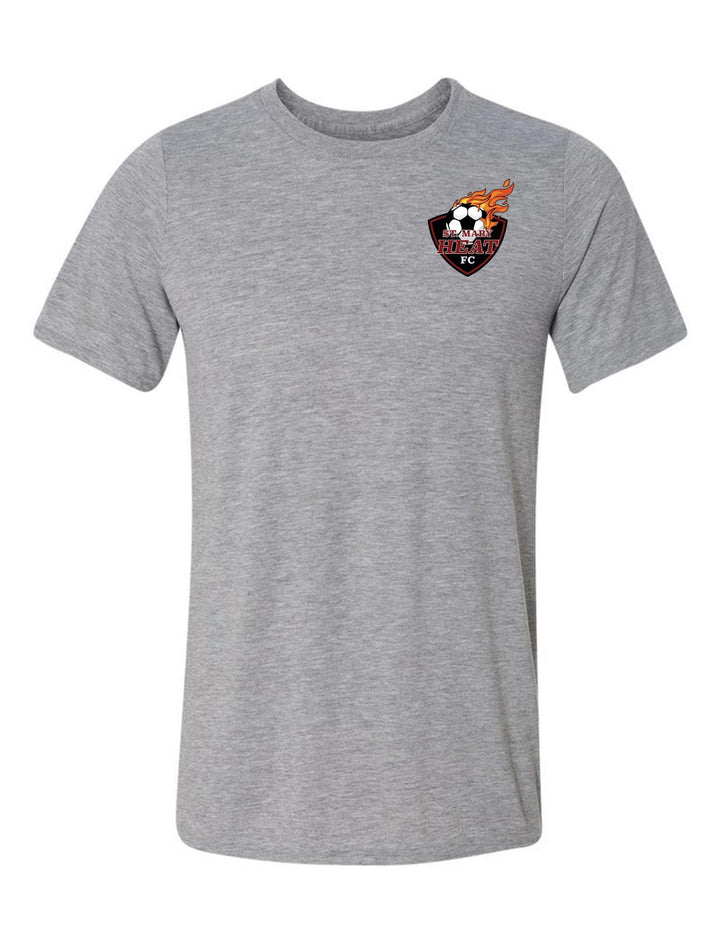 St. Mary Heat Short-Sleeve T-Shirt St. Mary Spiritwear Sport Grey Youth Small - Third Coast Soccer