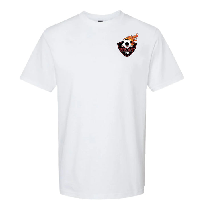St. Mary Heat Short-Sleeve T-Shirt St. Mary Spiritwear White Youth Small - Third Coast Soccer