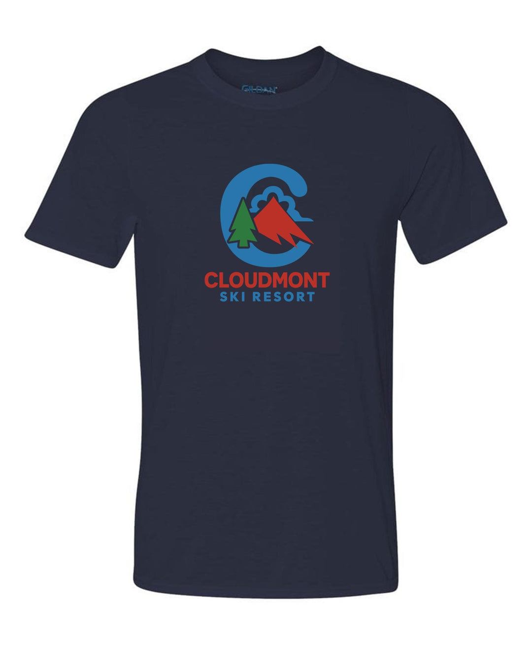 Cloudmont Ski Resort Short-Sleeve T-Shirt C CSR Navy Youth Small - Third Coast Soccer
