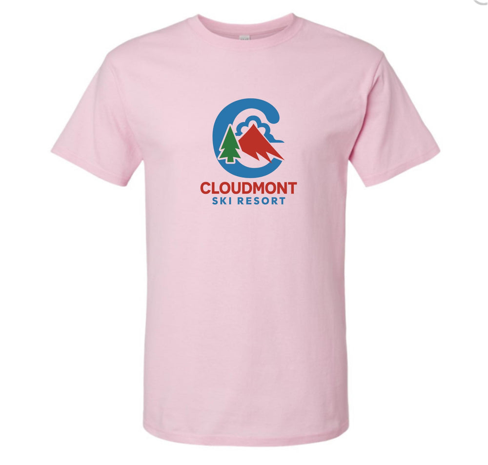 Cloudmont Ski Resort Short-Sleeve T-Shirt C CSR Light Pink Youth Small - Third Coast Soccer