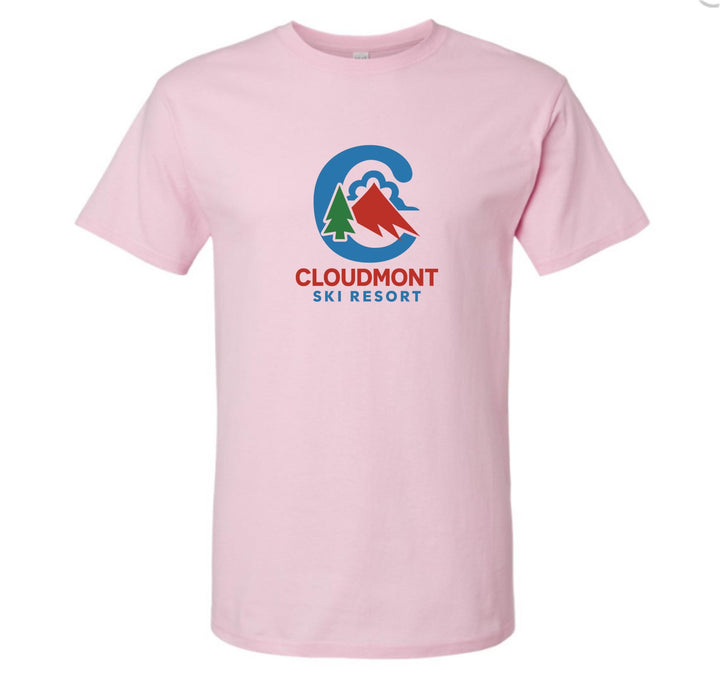 Cloudmont Ski Resort Short-Sleeve T-Shirt C CSR Light Pink Youth Small - Third Coast Soccer
