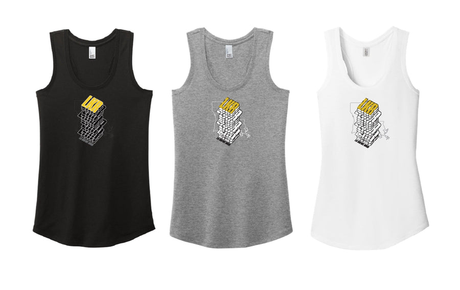 LA Krewe-Rush Women's Racerback Tank - Stack LA Krewe Rush Spiritwear - Third Coast Soccer