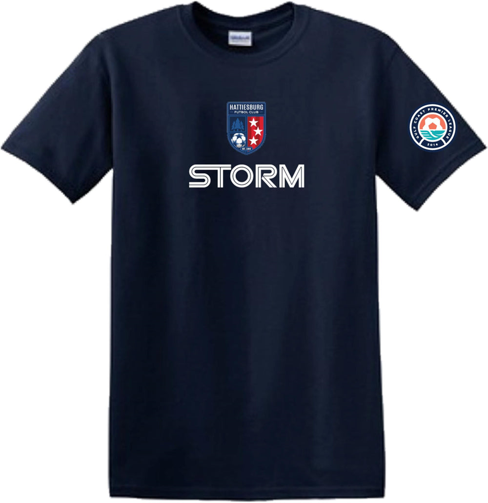 HFC Storm Performance T-Shirt HFC USL2 Navy Mens Small - Third Coast Soccer