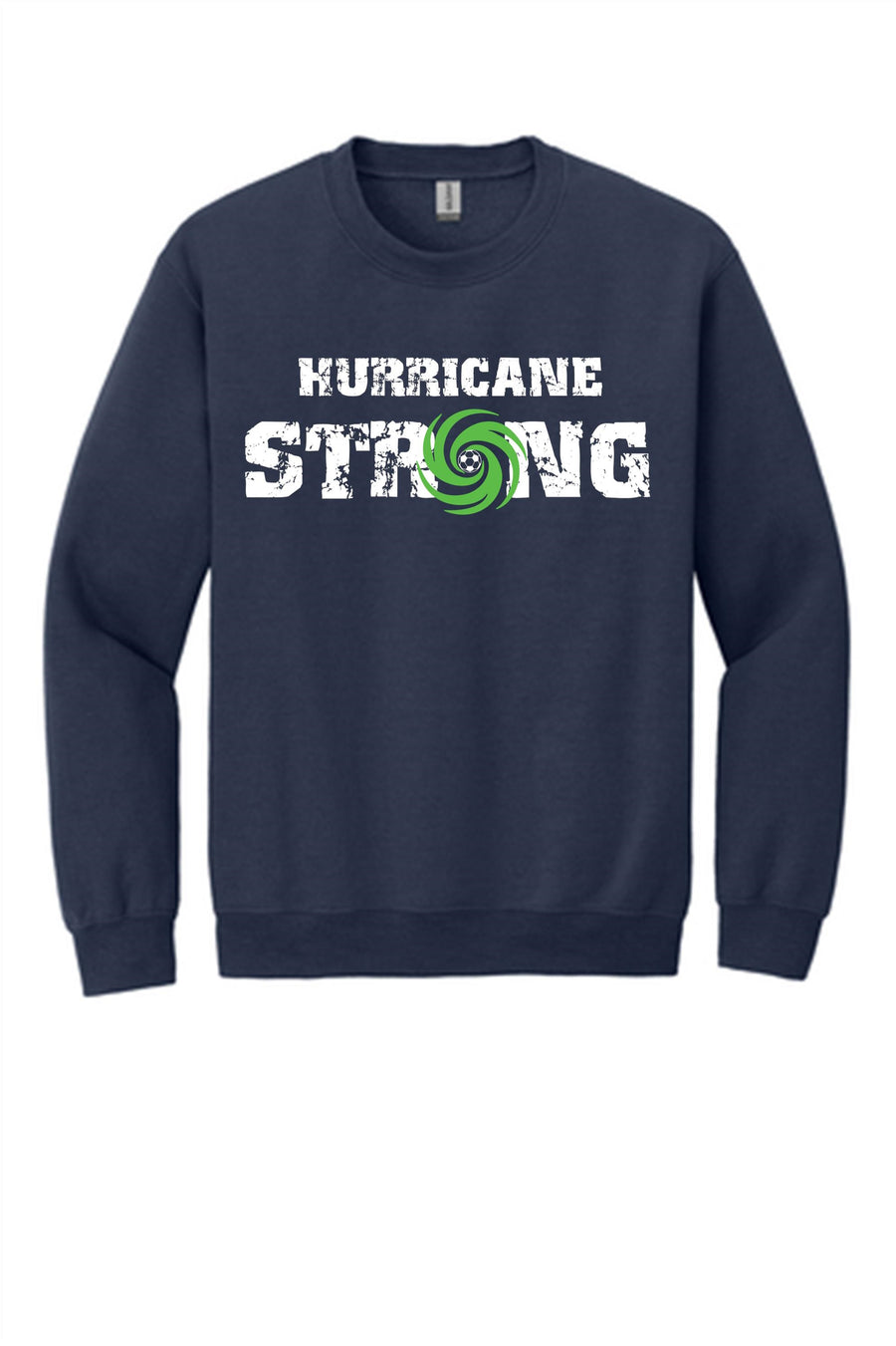 PVHS Soccer Hurricane Strong Sweatshirt Prairieville High School Navy Mens Small - Third Coast Soccer