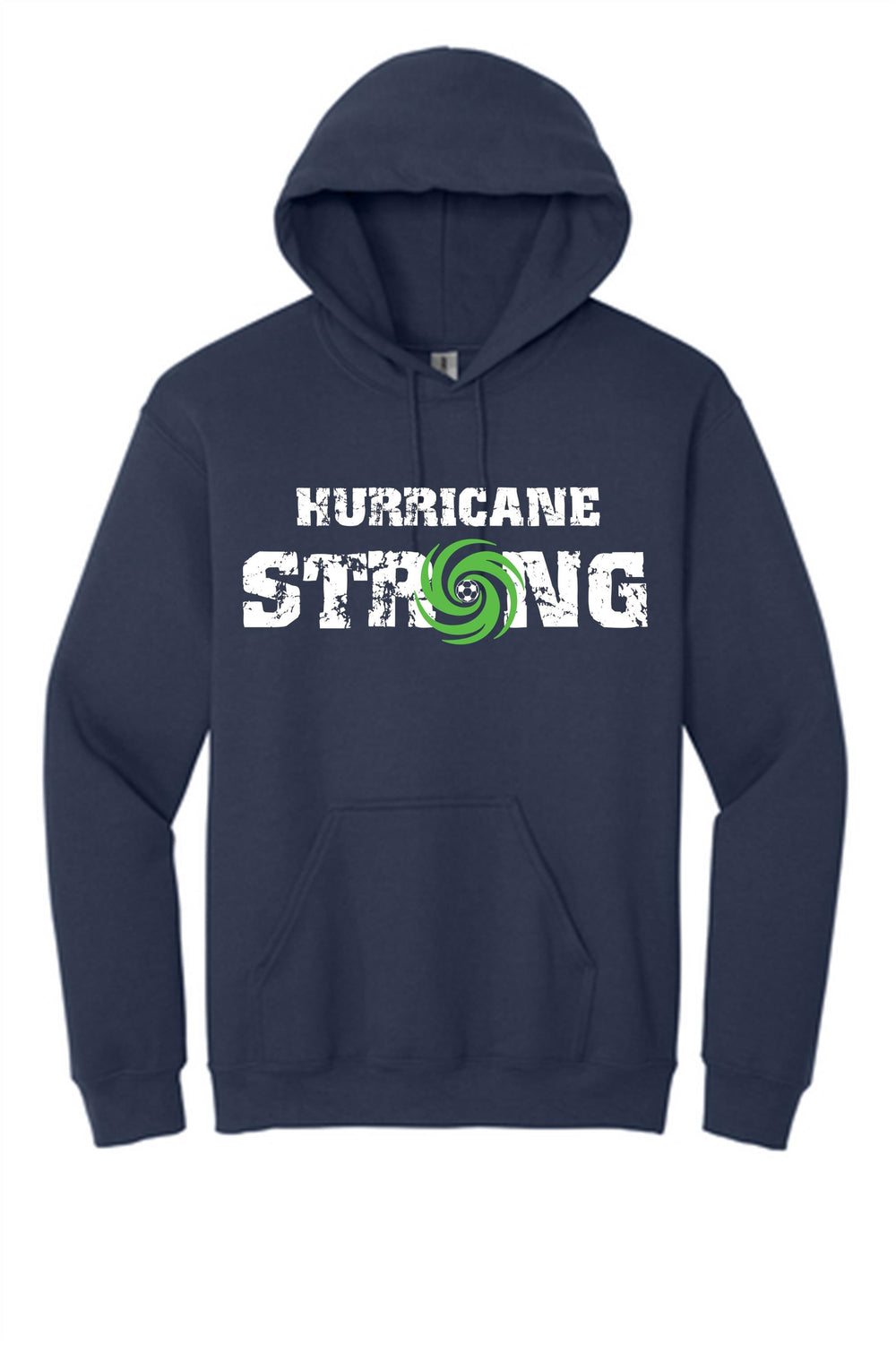 PVHS Soccer Hurricane Strong Hoody Prairieville High School Navy Mens Small - Third Coast Soccer