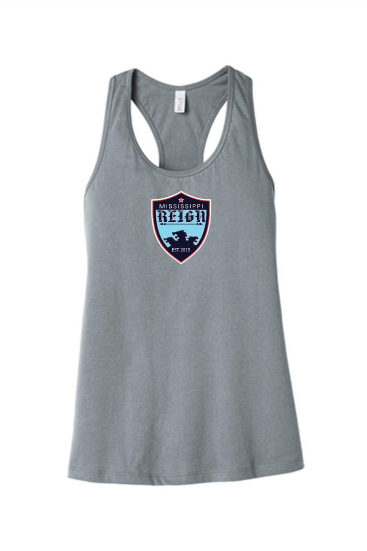 Mississippi Reign Women's Racerback Tank MS Reign Grey Womens Small - Third Coast Soccer