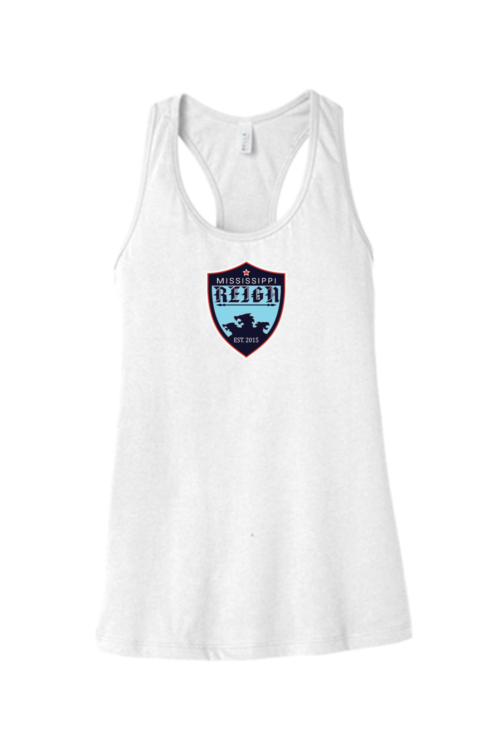 Mississippi Reign Women's Racerback Tank MS Reign White Womens Small - Third Coast Soccer