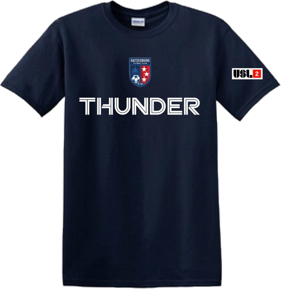 HFC Thunder Performance T-Shirt HFC USL2 Navy Mens Small - Third Coast Soccer