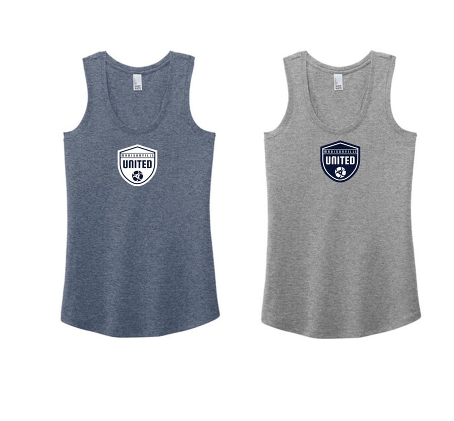 Madisonville United Women's Shield Racerback Tank Madisonville United Spiritwear - Third Coast Soccer