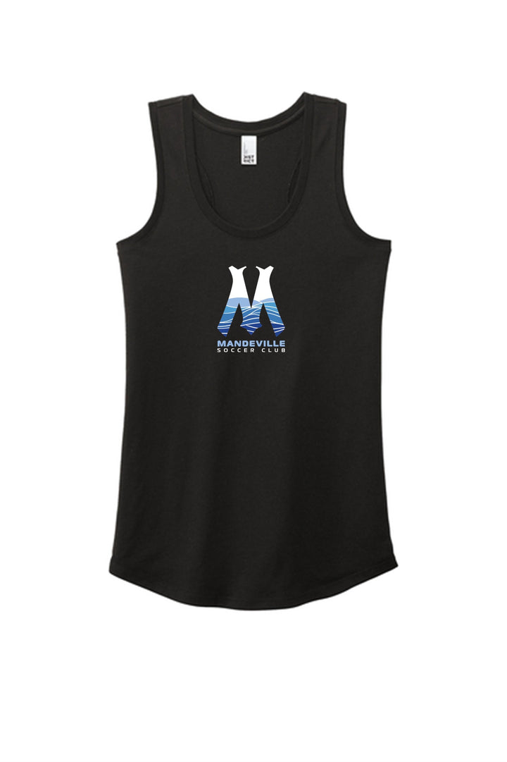 MSC Women's "M" Racerback Tank MSC Spiritwear Black Womens Small - Third Coast Soccer
