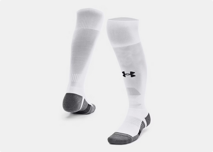 UA PVHS Soccer OTC Sock Prairieville High School White Medium - Third Coast Soccer