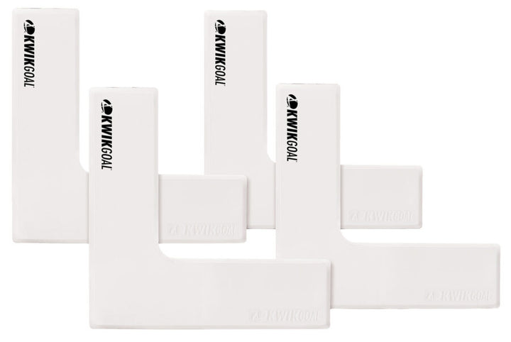 KwikGoal Flat Corner Markers Coaching Accessories White - Third Coast Soccer
