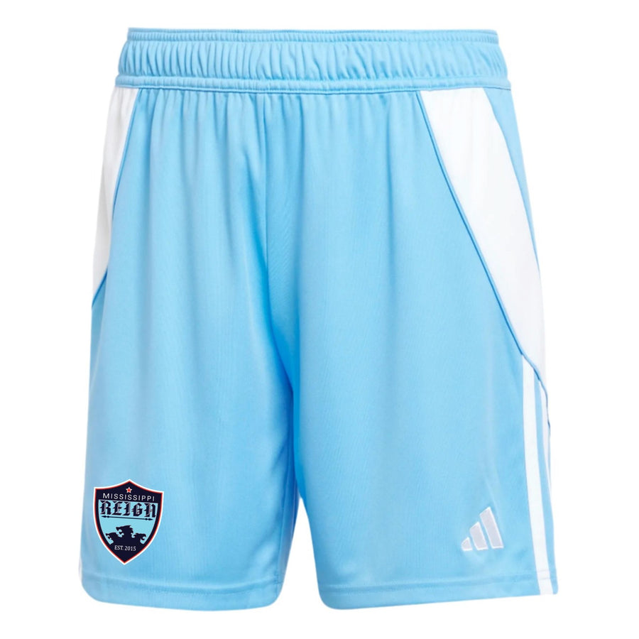 adidas Mississippi Reign Women's Tiro 24 Goalkeeper Shorts - Blue Burst Mississippi Reign 26 - Third Coast Soccer