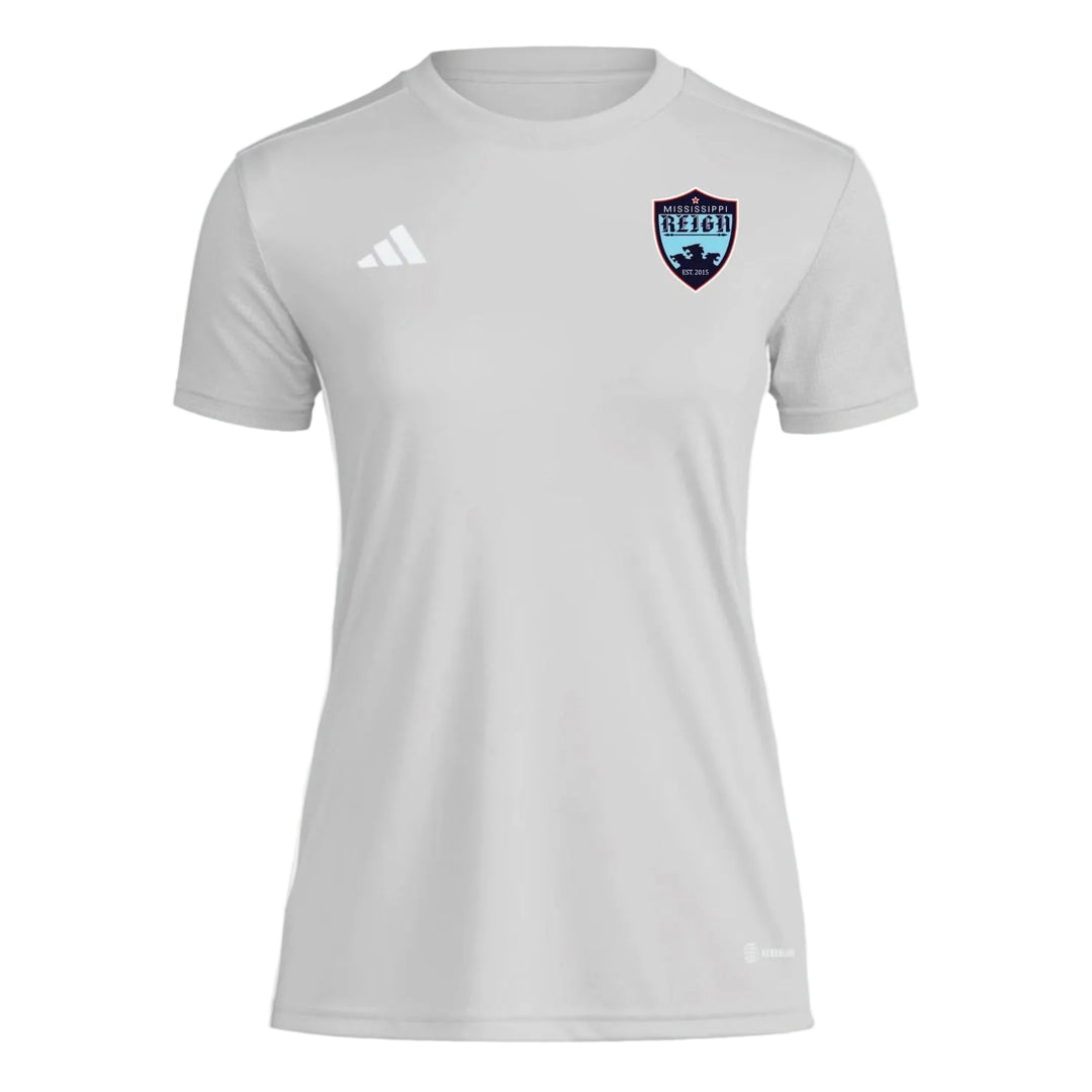 adidas Mississippi Reign Women's Tabela 23 Jersey - Light Grey Mississippi Reign 26 - Third Coast Soccer