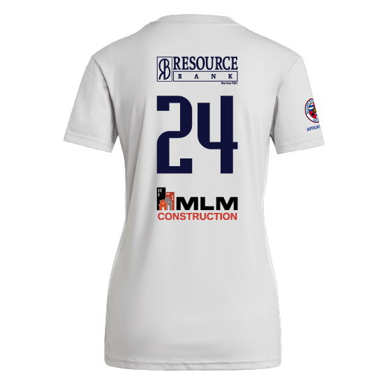 adidas Louisiana Fire Women's Tabela 23 Jersey - Light Grey/White Louisiana Fire 2024-2026 - Third Coast Soccer