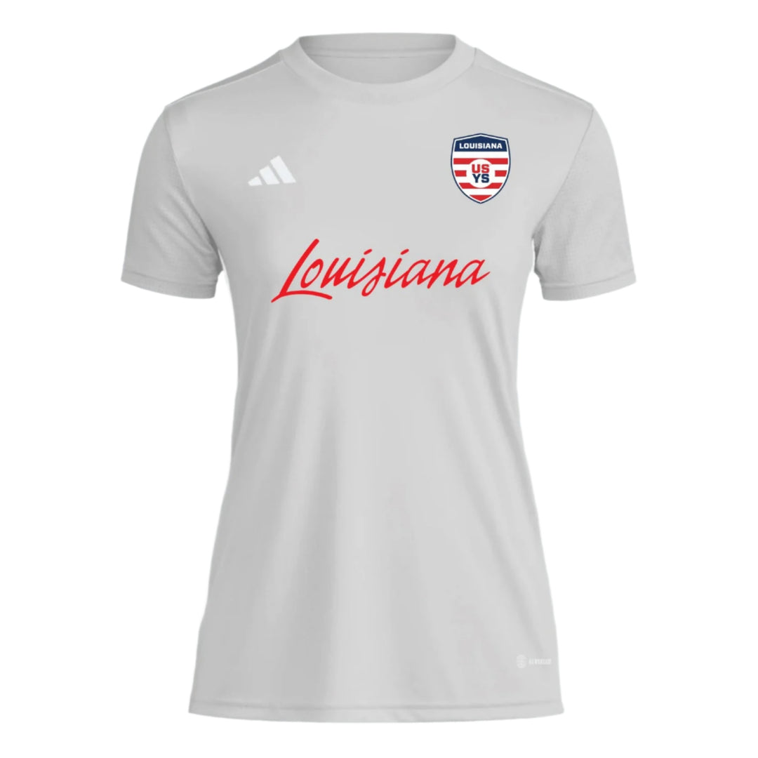 adidas Louisiana Select Women's Tabela 23 Goalkeeper Jersey - Light Grey Louisiana ODP 25 Sngl - Third Coast Soccer