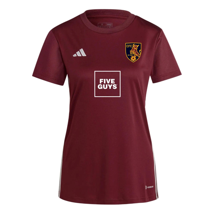 adidas Covington FC Women's Tabela 23 Jersey - Maroon CFC 26-28 - Third Coast Soccer