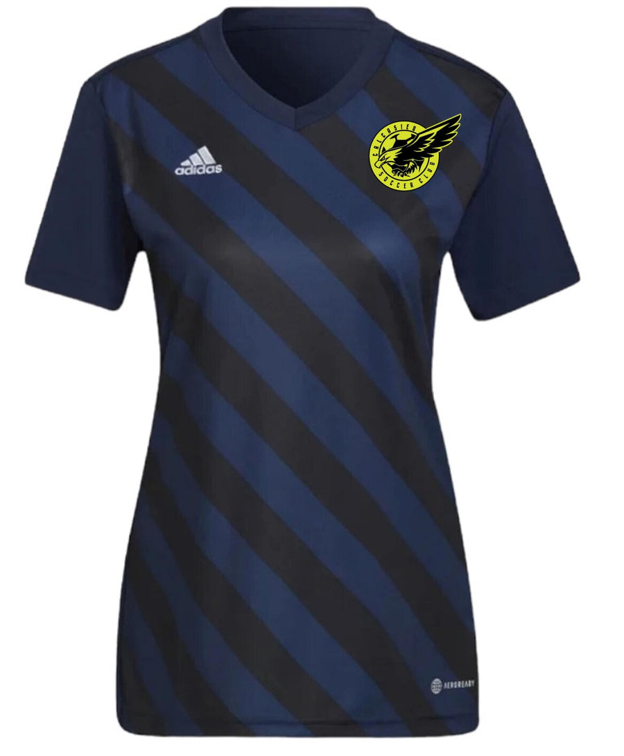 adidas CSC Women's Entrada 22 Graphic Jersey - Navy/Black Calcasieu Soccer Club 23-25   - Third Coast Soccer