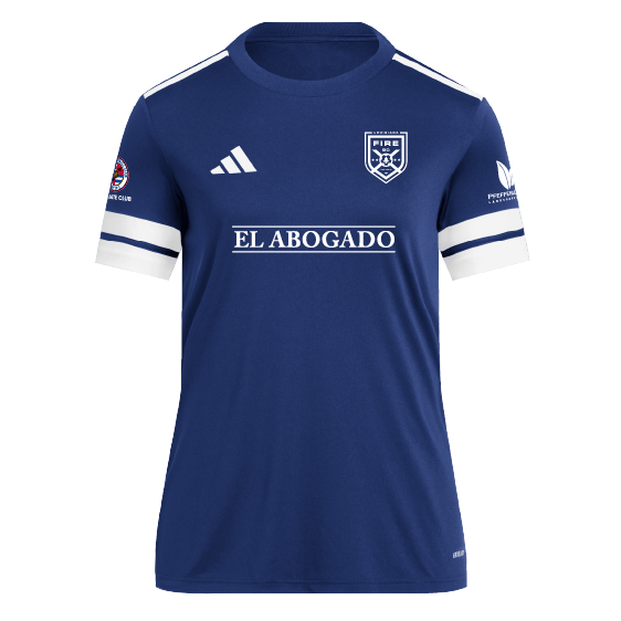 adidas ECNL Fire Women's Squadra 25 Jersey - Navy/White ECNL 25 - Third Coast Soccer