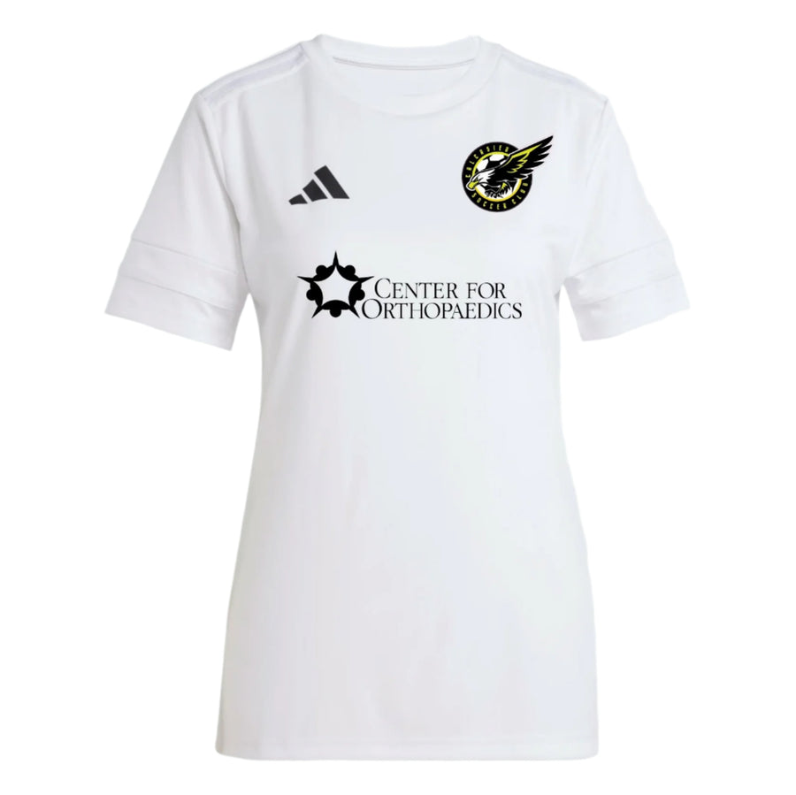 adidas CSC Women's Squadra 25 Jersey - White Calcasieu Soccer Club 25-27 - Third Coast Soccer
