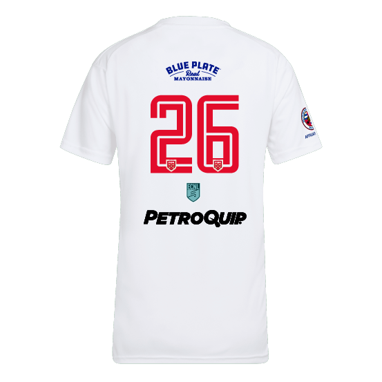 adidas Louisiana Fire Women's Tiro 26 League Jersey - White Louisiana Fire 2026-2028 - Third Coast Soccer
