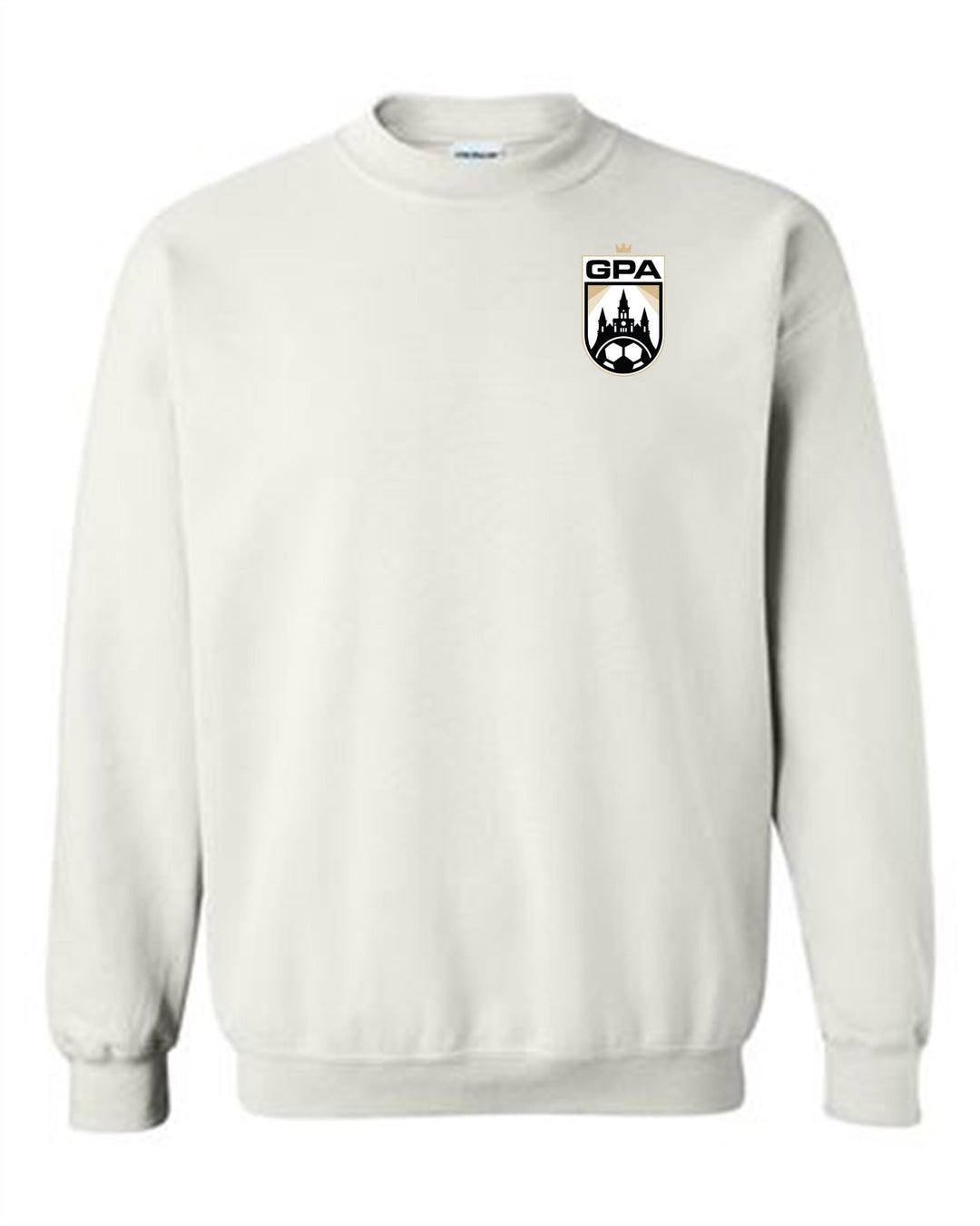 GPA Logo Crewneck Sweatshirt GPA Spiritwear White Youth Small - Third Coast Soccer