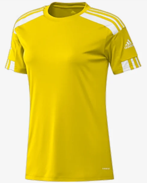 adidas Women's Squadra 21 Jersey - Yellow/White Jerseys   - Third Coast Soccer