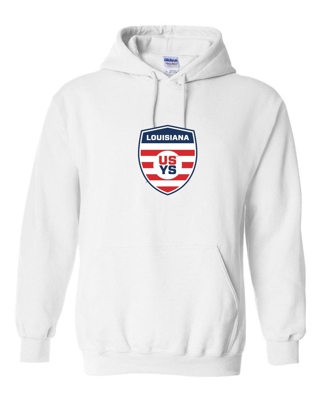 Louisiana Select USYS Hoody LA ODP Spiritwear White Youth Small - Third Coast Soccer