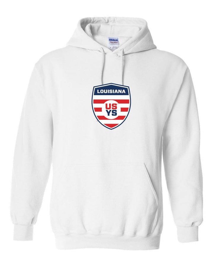 Louisiana Select USYS Hoody LA ODP Spiritwear White Youth Small - Third Coast Soccer