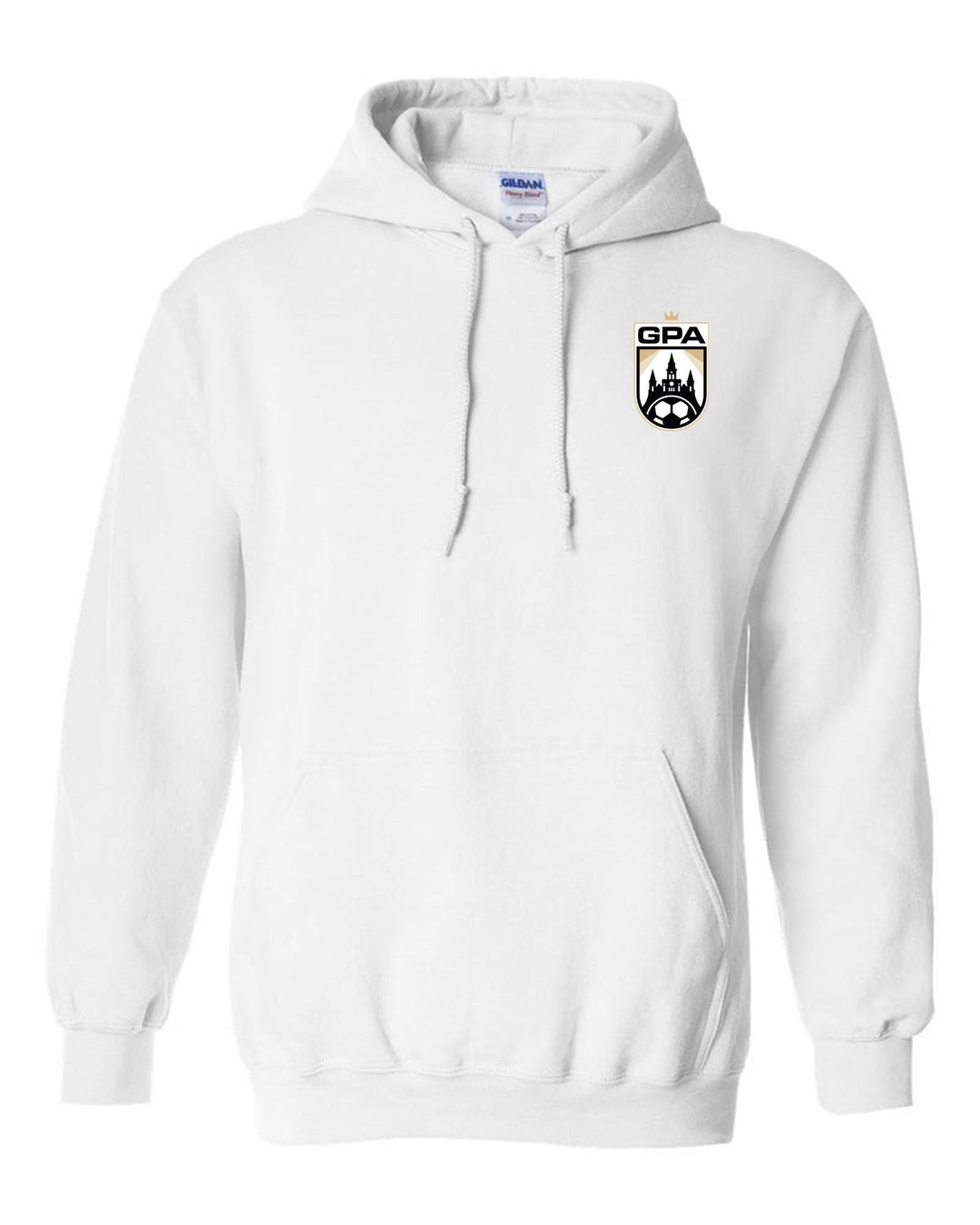 GPA Logo Hooded Sweatshirt GPA Spiritwear White Youth Small - Third Coast Soccer