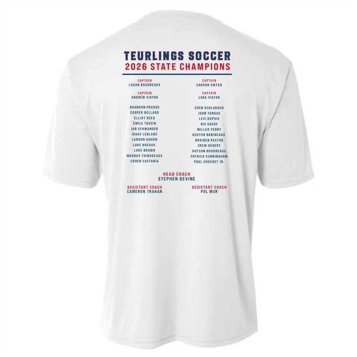 A4 Teurlings State Champions 2026 Shirt TCHS 26 - Third Coast Soccer