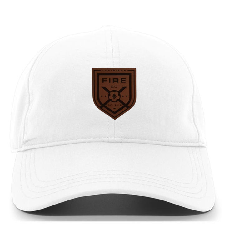 TCS Louisiana Fire FC Adjustable Cap Louisiana Fire Spiritwear White Leather Patch - Third Coast Soccer