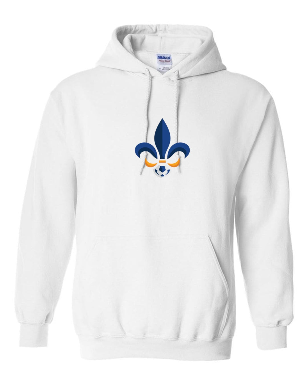 Louisiana Select Logo Hoody LA ODP Spiritwear White Youth Small - Third Coast Soccer