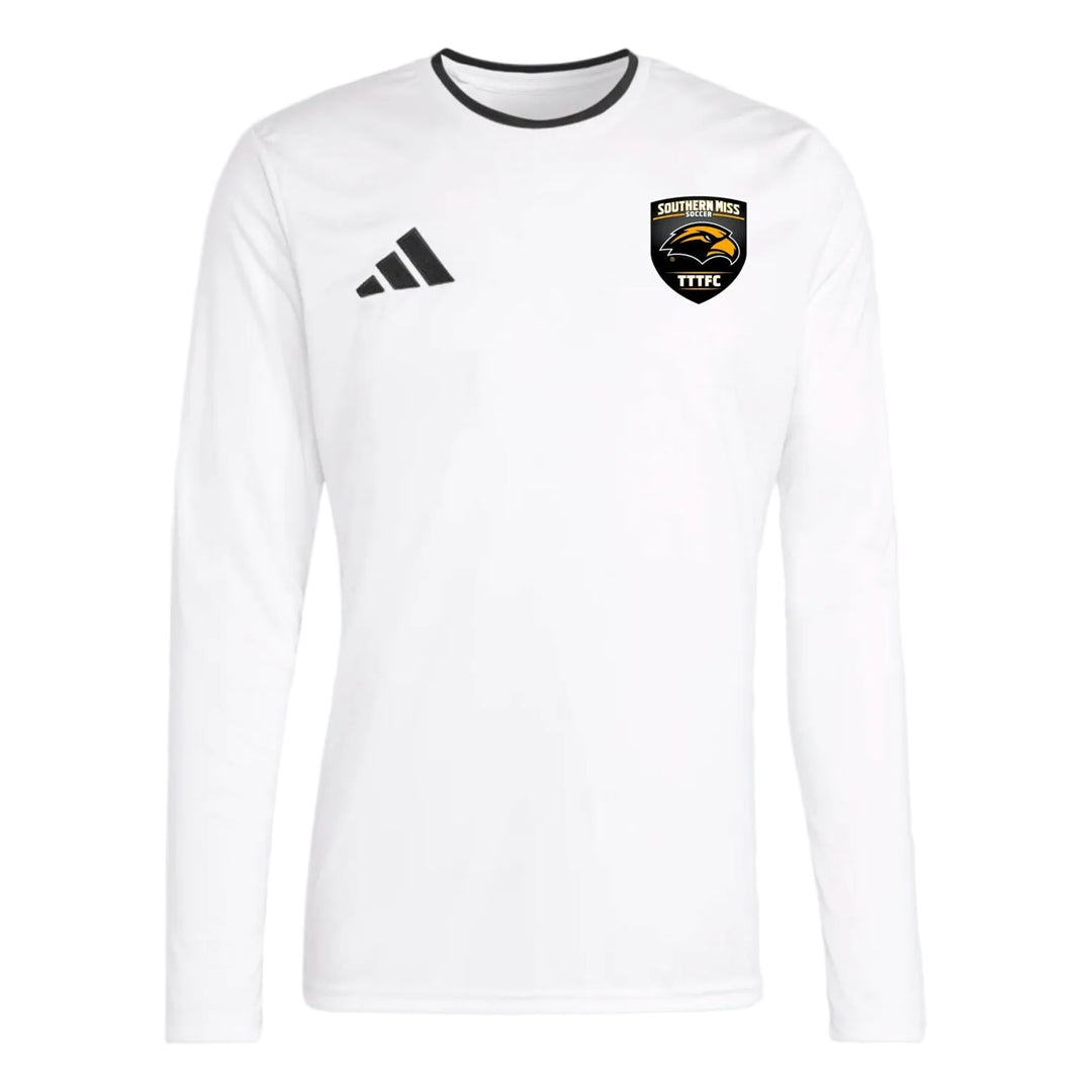 adidas Men's Southern Miss Entrada 26 LS Jersey - White Southern Miss - Third Coast Soccer
