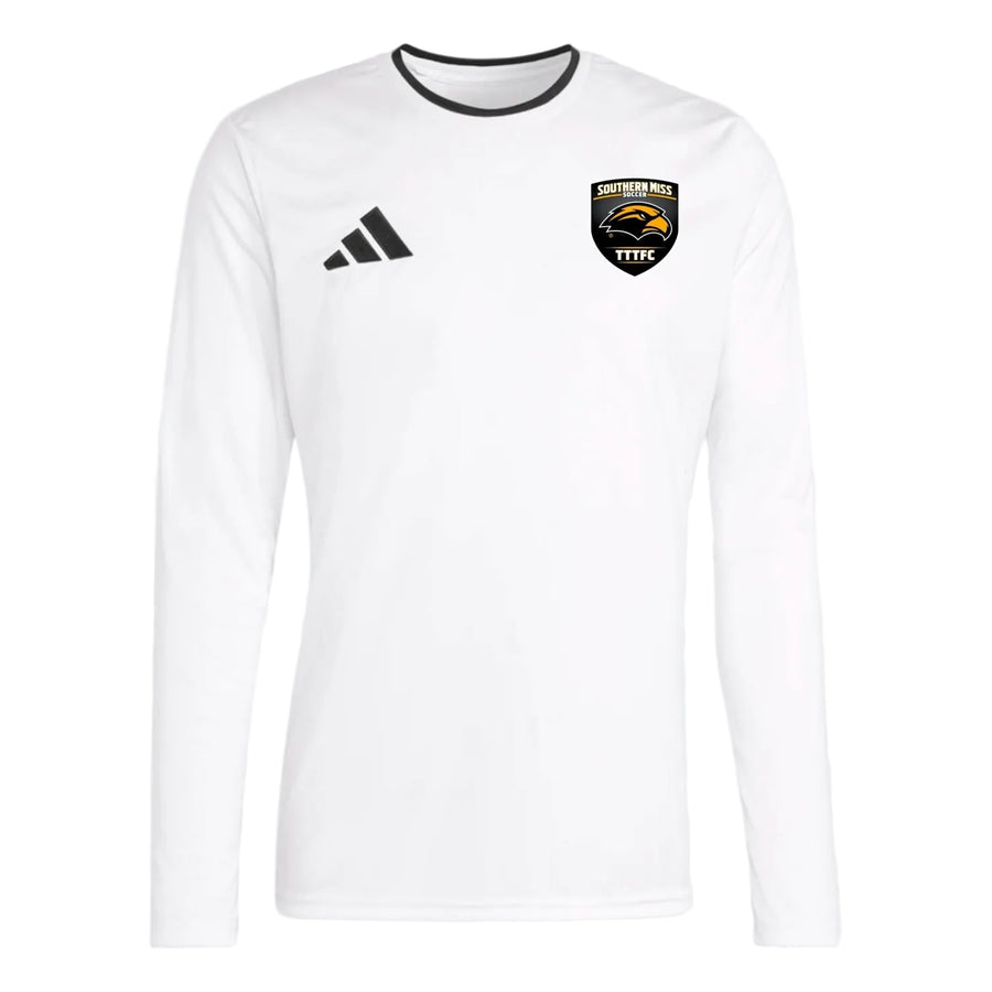 adidas Men's Southern Miss Entrada 26 LS Jersey - White Southern Miss - Third Coast Soccer