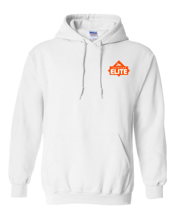 Louisiana Elite Hooded Sweatshirt Louisiana Elite Spiritwear White Youth Small - Third Coast Soccer