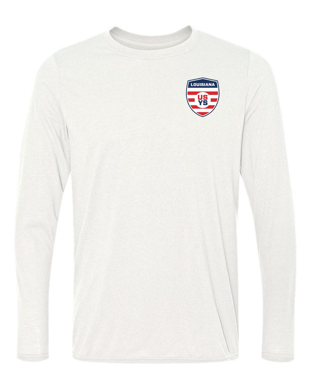 LA Select USYS Long-Sleeve T-Shirt LA ODP Spiritwear White Mens Small - Third Coast Soccer